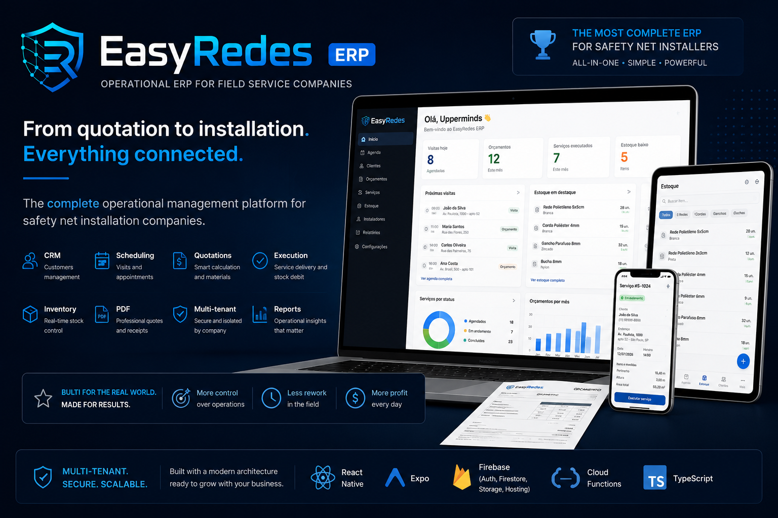 Banner do ERP EasyRedes